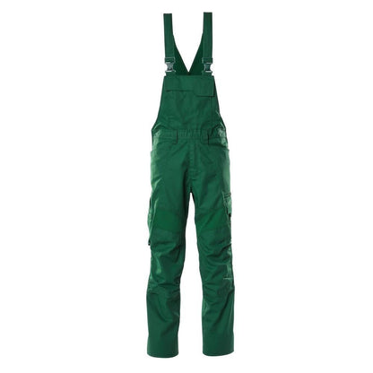 Salopette, tasche al ginocchio, inserti elasticizzati Salopette, verde
