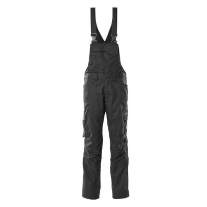 Salopette, tasche al ginocchio, inserti elasticizzati Salopette, colore nero