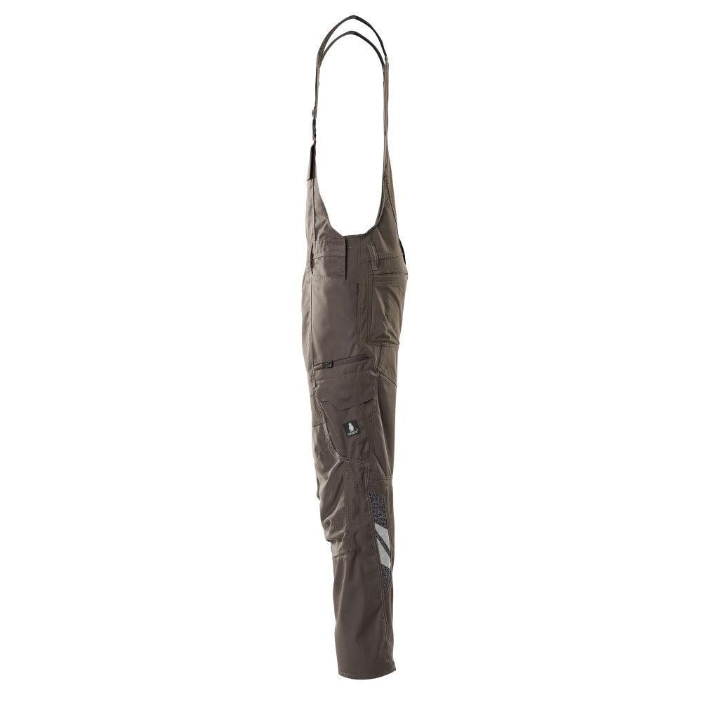 Salopette, tasche al ginocchio, inserti elasticizzati Salopette, antracite scuro