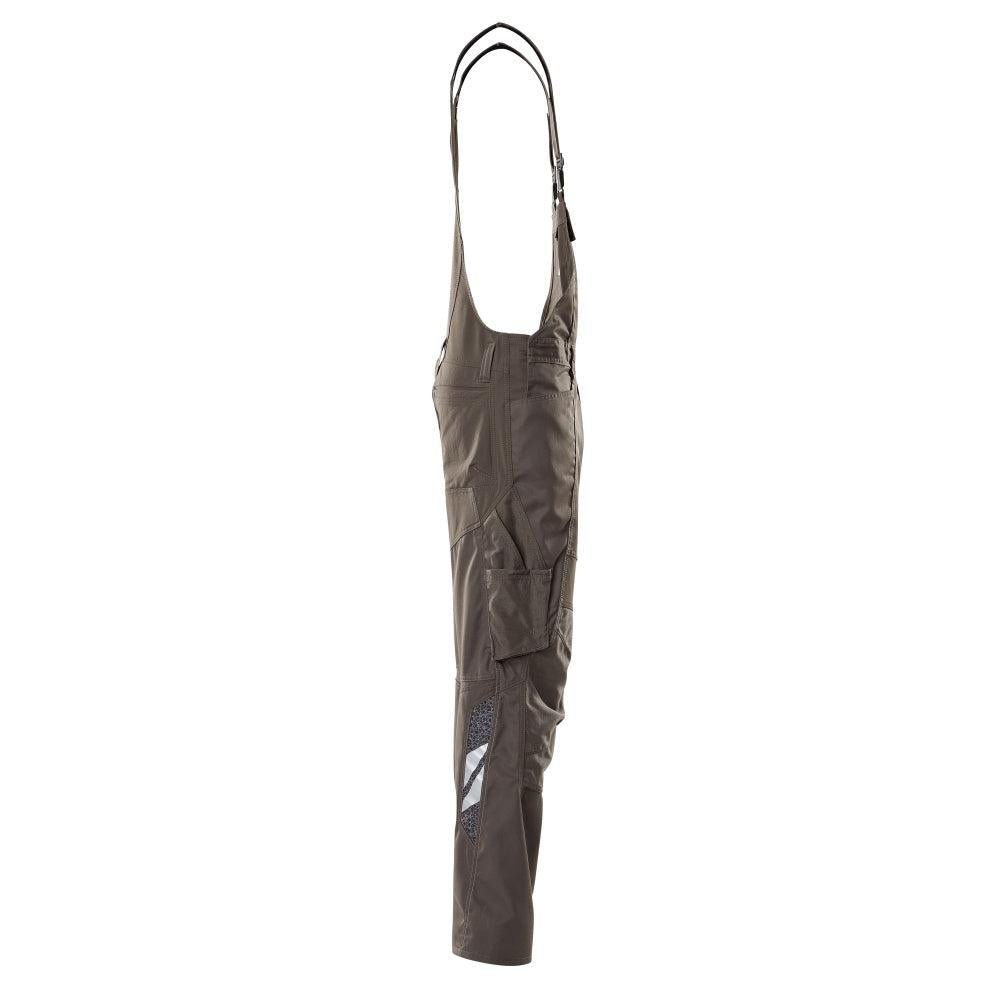 Salopette, tasche al ginocchio, inserti elasticizzati Salopette, antracite scuro