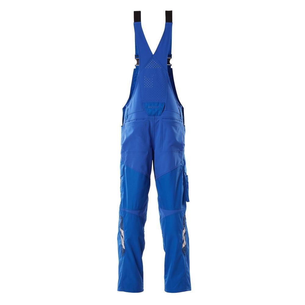 Salopette, tasche al ginocchio, inserti elasticizzati Salopette, azzurro