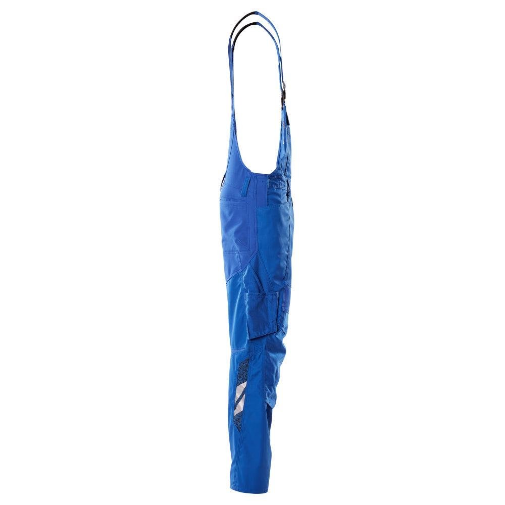 Salopette, tasche al ginocchio, inserti elasticizzati Salopette, azzurro