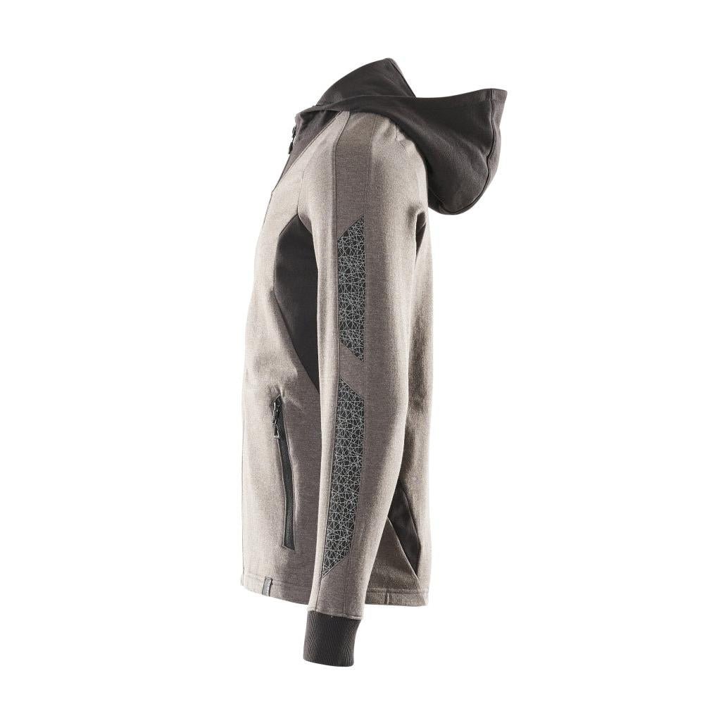 Felpa con cappuccio, felpa con zip dal taglio moderno