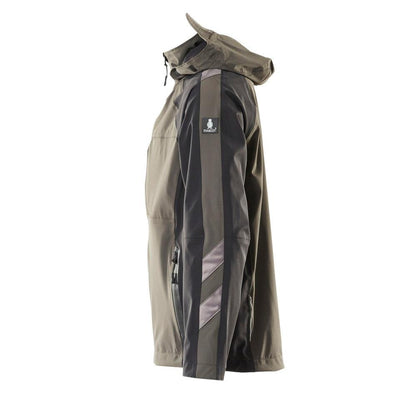 Giacca hardshell, elasticizzata e impermeabile