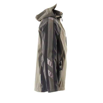 Giacca hardshell, elasticizzata e impermeabile