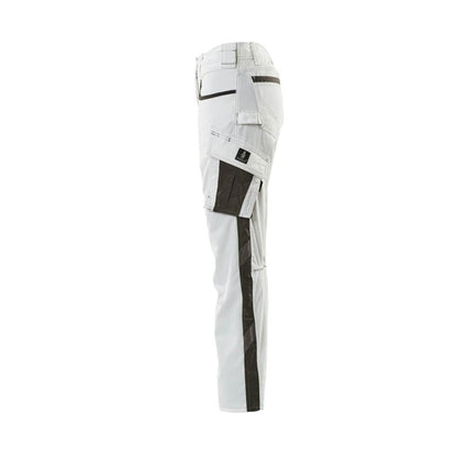 Pantaloni, donna, pantaloni a rombi, bicolori