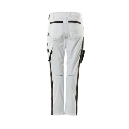 Pantaloni, donna, pantaloni a rombi, bicolori