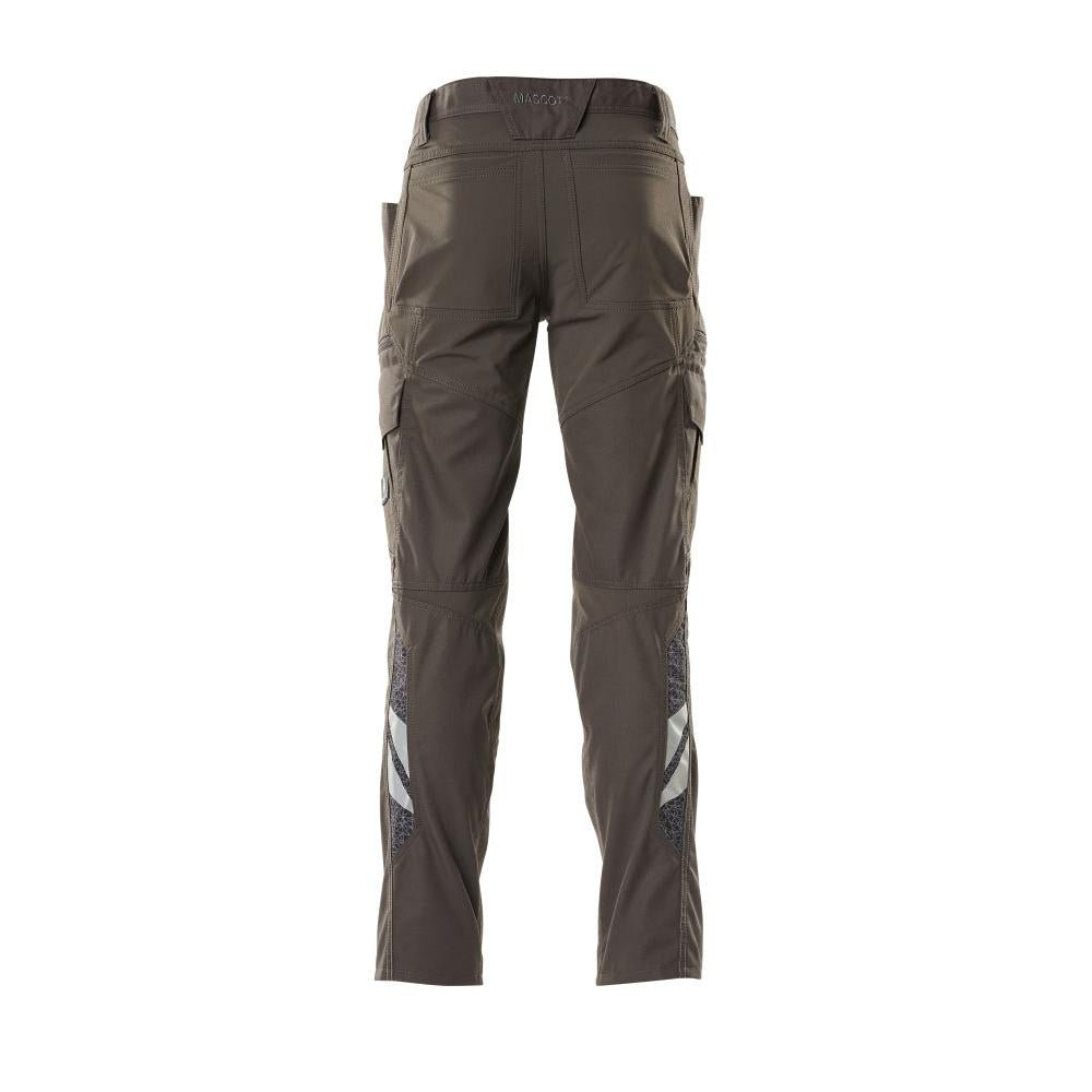 Pantaloni, tasche sulle cosce, pantaloni con inserti stretch, antracite scuro