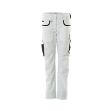 Pantaloni, donna, pantaloni perlati, bicolori