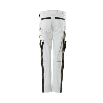 Pantaloni, donna, pantaloni perlati, bicolori