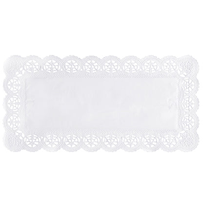 I documenti decorativi PAPSTAR rettangolari 34x17 cm in bianco della PAPSTAR GmbH hanno un bordo simile a un merletto, perfetto per una decorazione elegante. La consegna avviene in una pratica busta di plastica con 250 pezzi per freschezza e comodità.