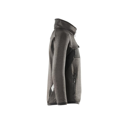 Maglione in pile per bambini, maglione corto con cerniera per bambini