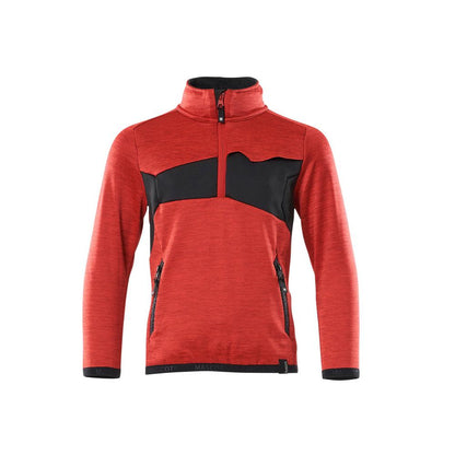 Maglione in pile per bambini, maglione corto con cerniera per bambini