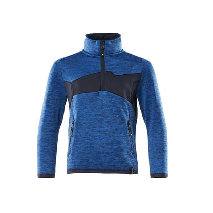 Maglione in pile per bambini, maglione corto con cerniera per bambini