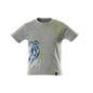 T-shirt per bambini, con stampa T-shirt per bambini, grigio mélange
