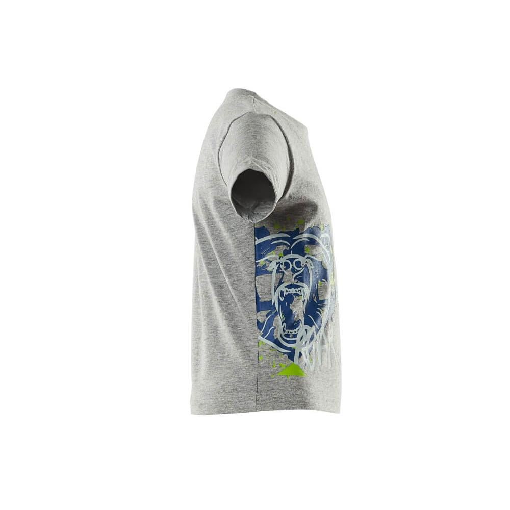 T-shirt per bambini, con stampa T-shirt per bambini, grigio mélange