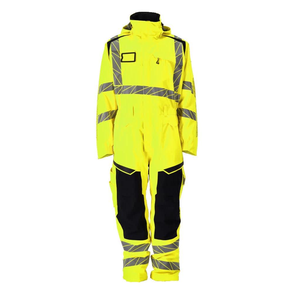 Tuta invernale CLIMASCOT®, combinazione invernale leggera, giallo/nero ad alta visibilità