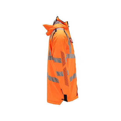 Parka CLIMASCOT® fodera, parka leggero, alta visibilità arancione/nero-blu
