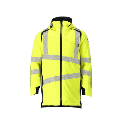 Parka CLIMASCOT® foderato, parka leggero, alta visibilità giallo/nero-blu