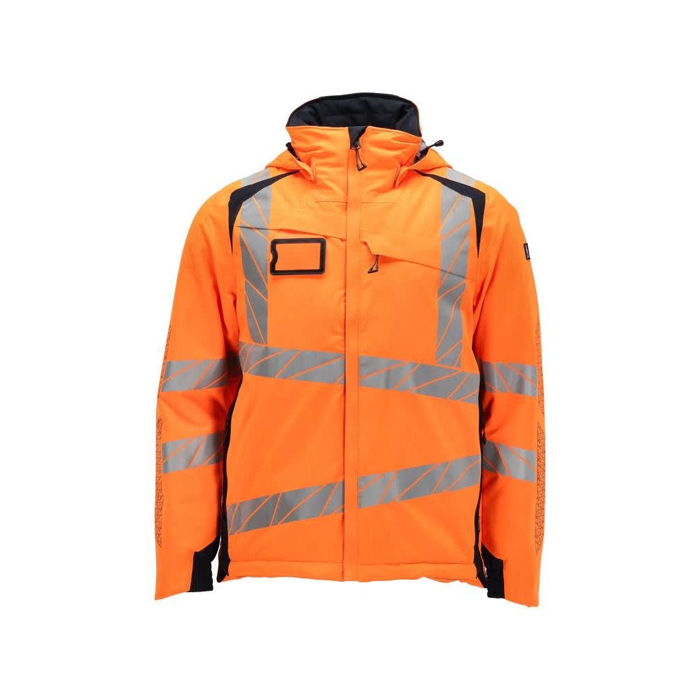 Giacca invernale CLIMASCOT®, giacca invernale leggera, alta visibilità arancione/nero-blu
