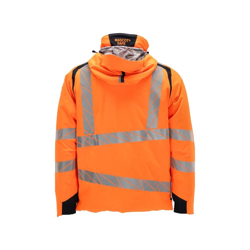Giacca invernale CLIMASCOT®, giacca invernale leggera, alta visibilità arancione/nero-blu