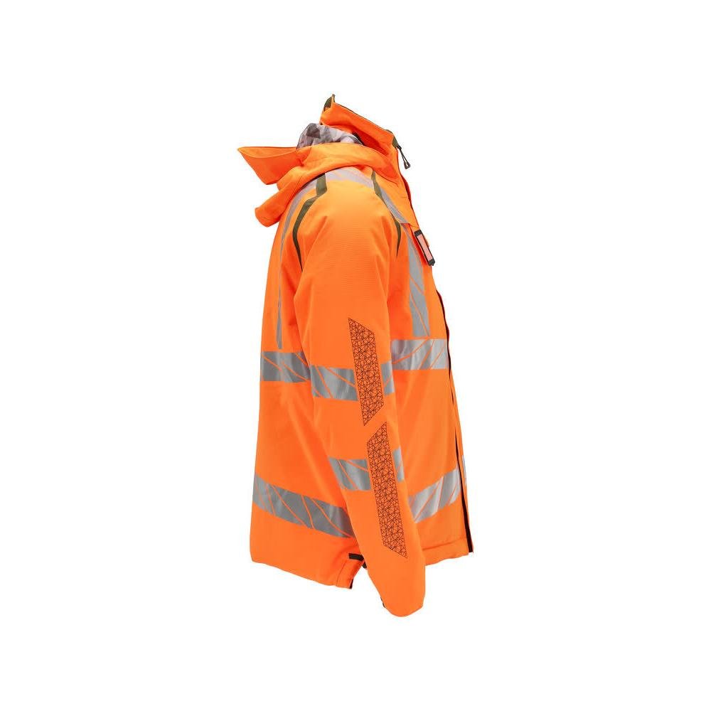 Giacca invernale CLIMASCOT®, giacca invernale leggera, arancione ad alta visibilità/verde muschio