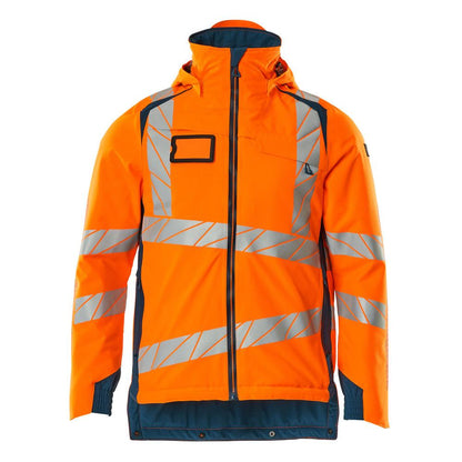 Giacca invernale CLIMASCOT®, giacca invernale leggera, arancione ad alta visibilità/petrolio scuro