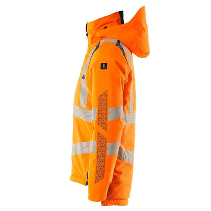 Giacca invernale CLIMASCOT®, giacca invernale leggera, arancione ad alta visibilità/petrolio scuro