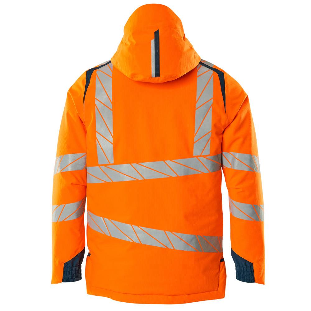 Giacca invernale CLIMASCOT®, giacca invernale leggera, arancione ad alta visibilità/petrolio scuro