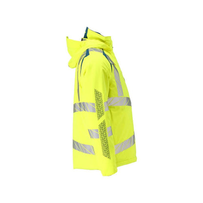 Giacca invernale CLIMASCOT®, giacca invernale leggera, giallo/petrolio scuro ad alta visibilità