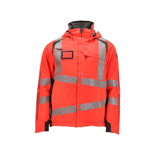 Giacca invernale CLIMASCOT®, giacca invernale leggera, rosso ad alta visibilità/antracite scuro