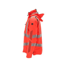 Giacca invernale CLIMASCOT®, giacca invernale leggera, rosso ad alta visibilità/antracite scuro
