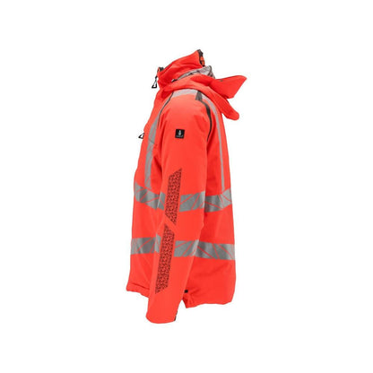 Giacca invernale CLIMASCOT®, giacca invernale leggera, rosso ad alta visibilità/antracite scuro