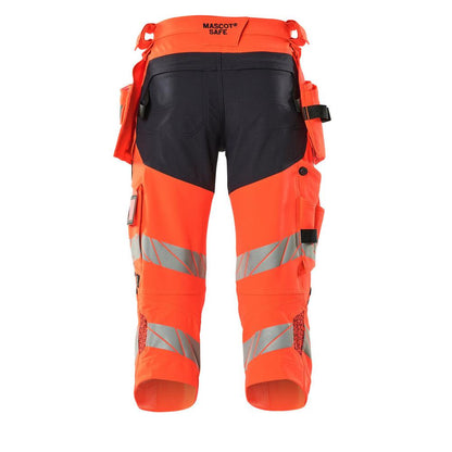 Pantaloni a tre quarti, tasche appese, pantaloni a tre quarti stretch