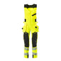 Pantaloni combinati, tasche appese, pantaloni combinati ULTIMATE STRETCH, giallo/nero ad alta visibilità