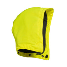Cappuccio per elmetto di sicurezza, regolabile Cappuccio taglia UNO, giallo ad alta visibilità | Confezione (1 pezzo)