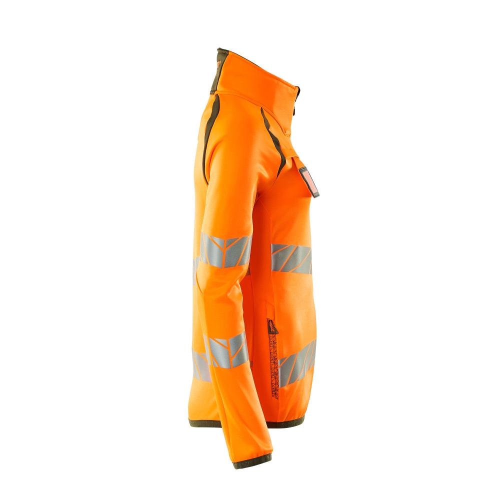 Maglia in pile con zip, giacca da donna in micropile Multisafe