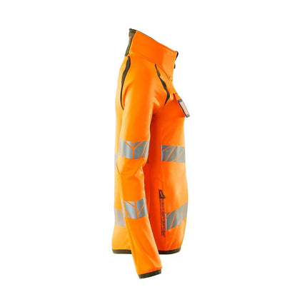 Maglia in pile con zip, giacca da donna in micropile Multisafe