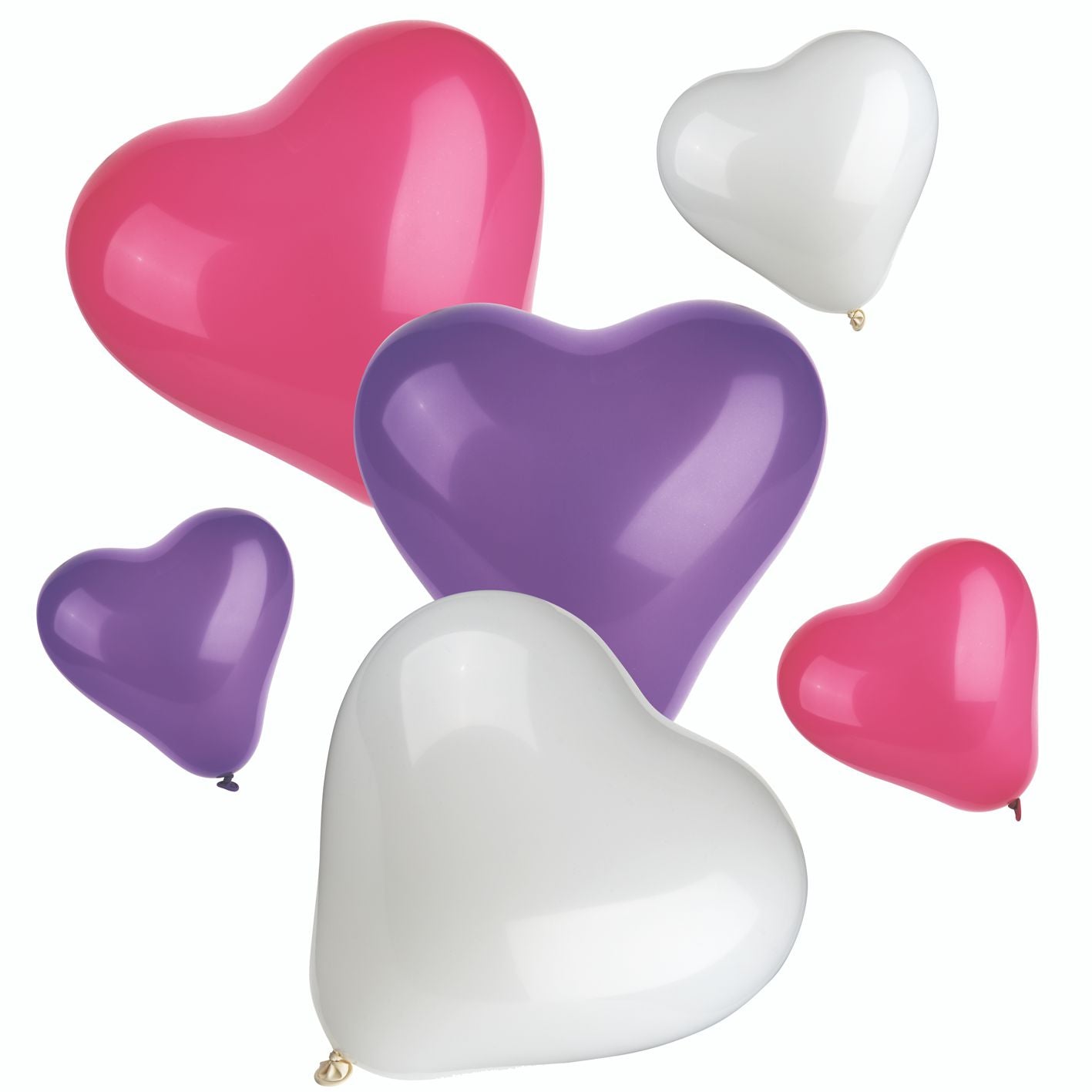 I palloncini "Heart" colorati, piccoli e medi (sacchetto, 12 pezzi) di PAPSTAR GmbH creano un'atmosfera affascinante e festosa con i loro motivi a cuore colorati per ogni occasione speciale.