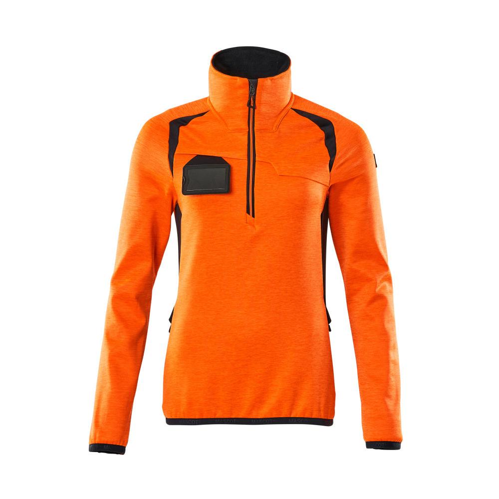 Maglia in pile con cerniera corta, giacca in micropile da donna