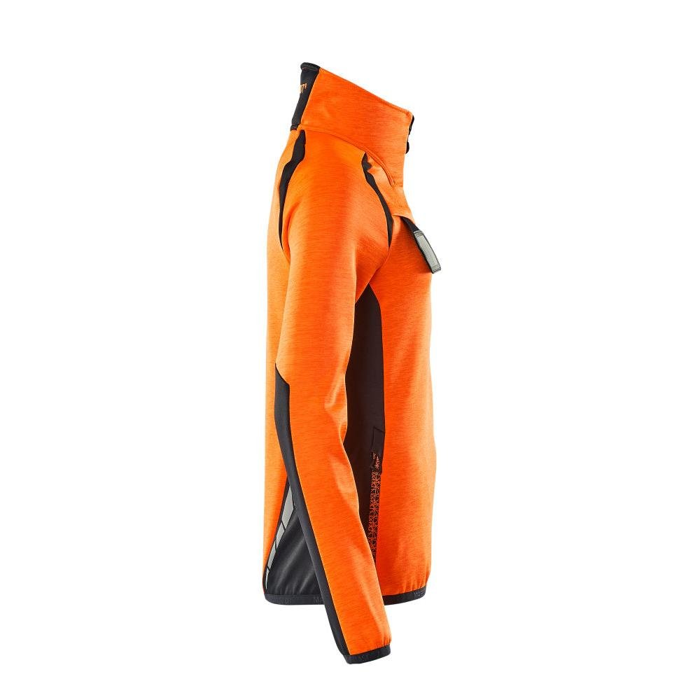 Maglia in pile con cerniera corta, giacca in micropile da donna