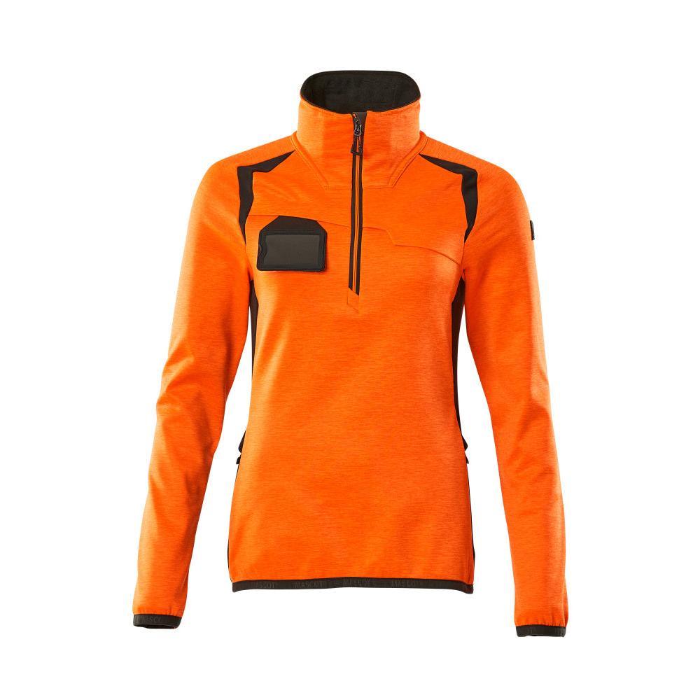 Maglia in pile con cerniera corta, giacca in micropile da donna