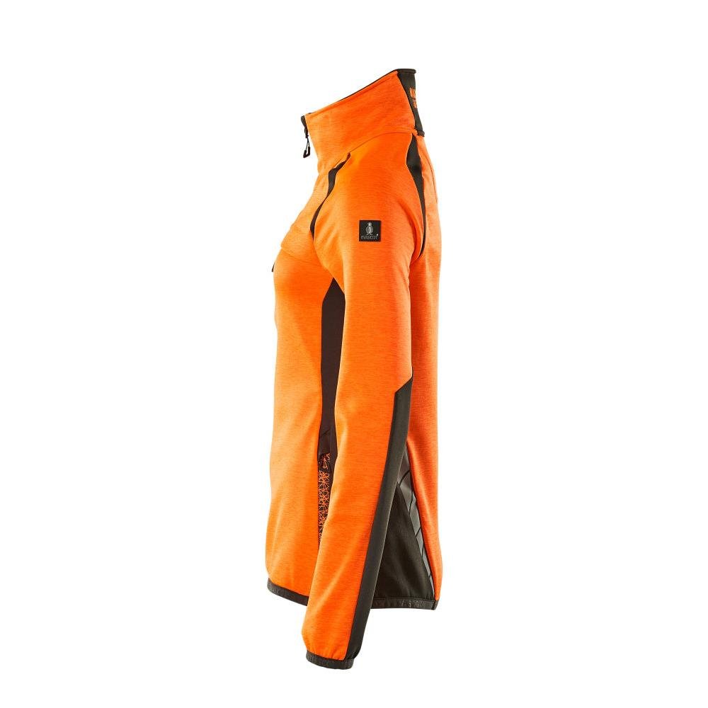 Maglia in pile con cerniera corta, giacca in micropile da donna