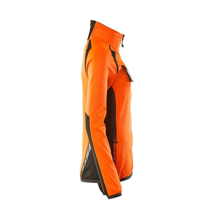Maglia in pile con cerniera corta, giacca in micropile da donna
