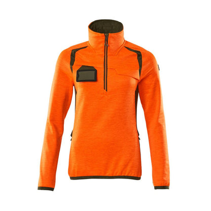 Maglia in pile con cerniera corta, giacca in micropile da donna