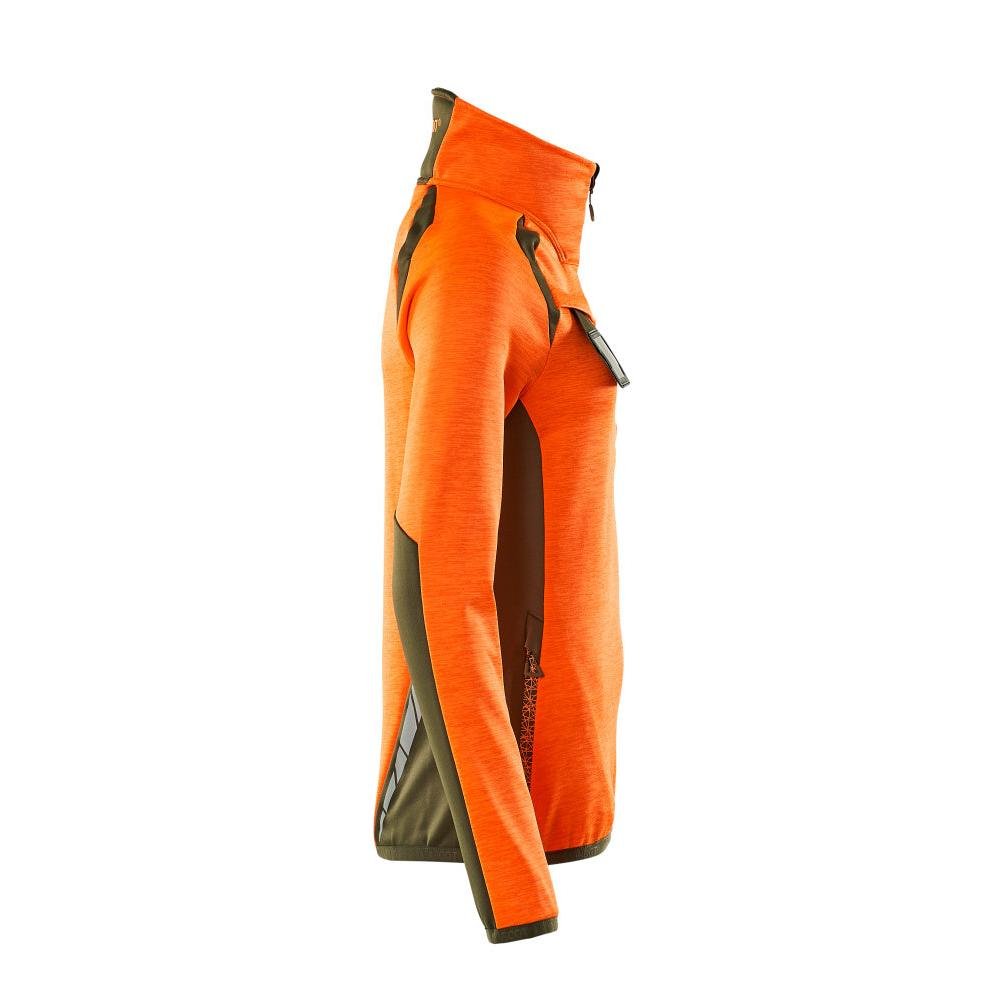 Maglia in pile con cerniera corta, giacca in micropile da donna