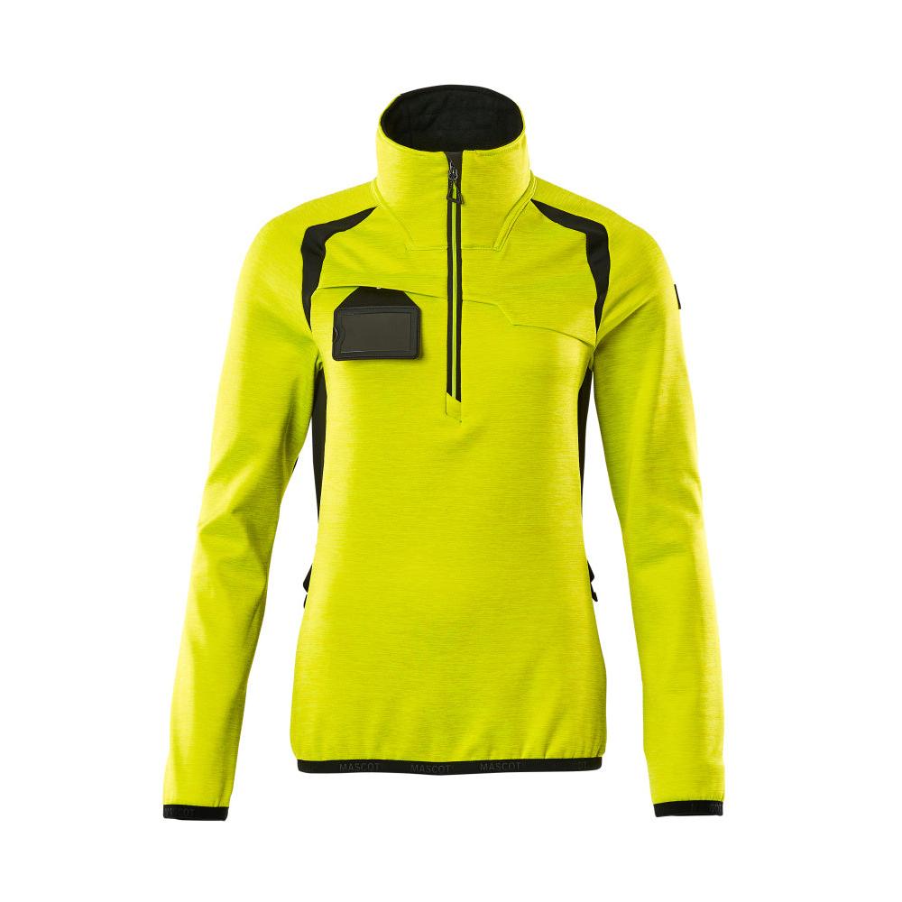 Maglia in pile con cerniera corta, giacca in micropile da donna