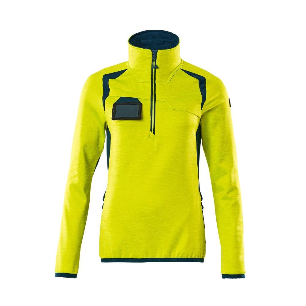 Maglia in pile con cerniera corta, giacca in micropile da donna
