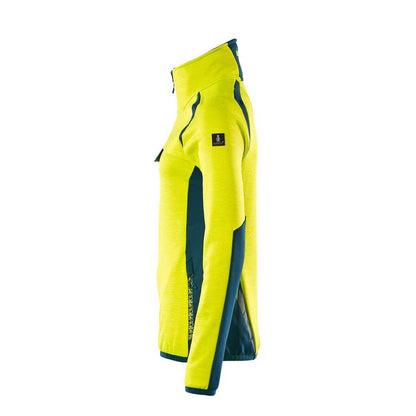 Maglia in pile con cerniera corta, giacca in micropile da donna