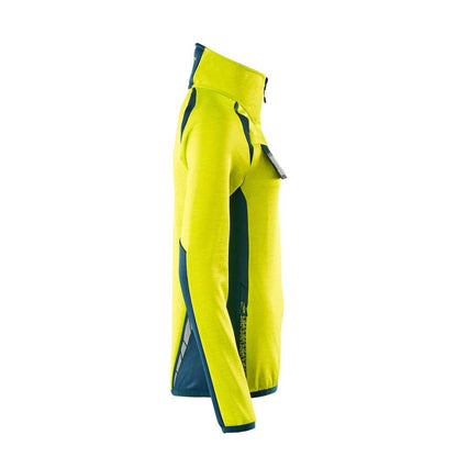Maglia in pile con cerniera corta, giacca in micropile da donna